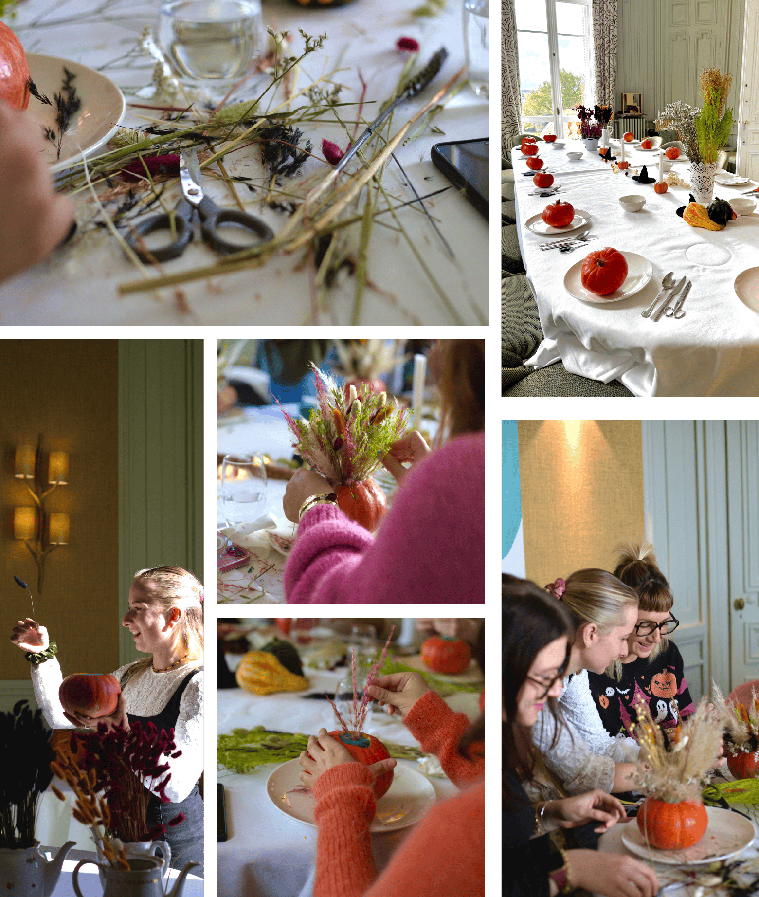 atelier citrouilles fleuries X Girls Like US